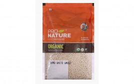 Pro Nature Organic Urad White Whole   Pack  500 grams